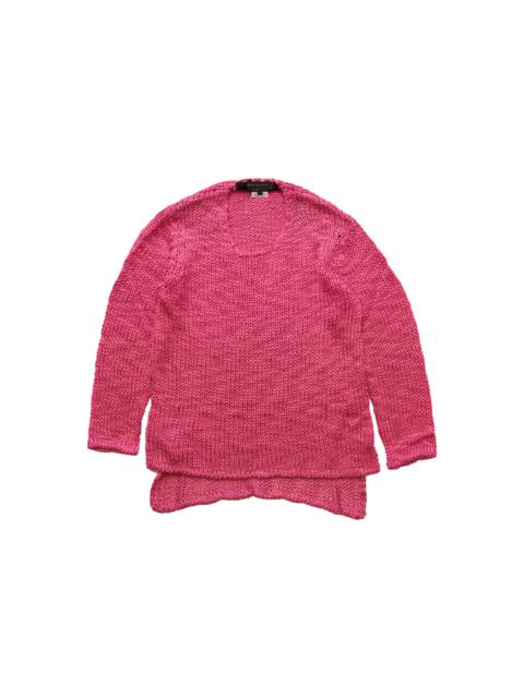 Comme Des Garcons Homme Plus Pink Crewneck Sweater Pink