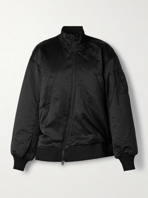 + Y-3 recycled-shell bomber jacket Black