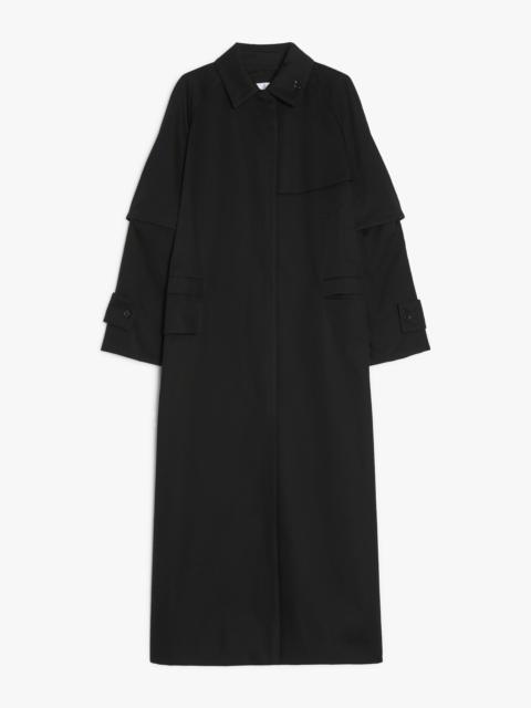 AGAMIA1234 Long water-repellent cotton trench coat