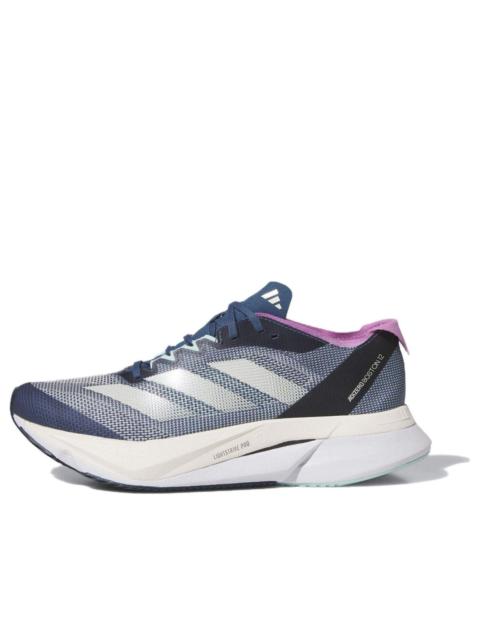 (WMNS) adidas Adizero Boston 12 'Preloved Ink Zero Metalic Aurora Ink' IF9219