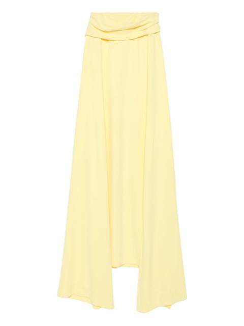 Nuri draped asymmetric dress