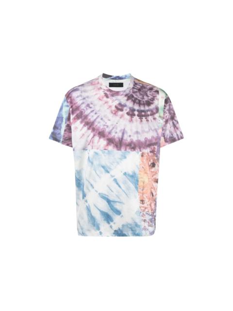 AMIRI Tie Dye Patchwork Tee Multicolor