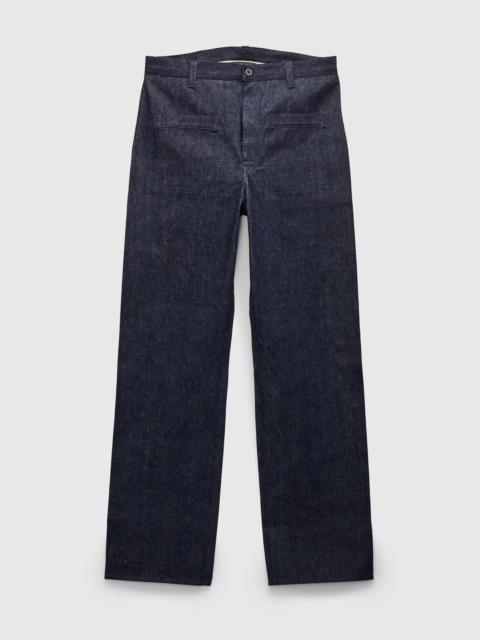 1900 Waist Overall Work Pants in Indigo Denim
