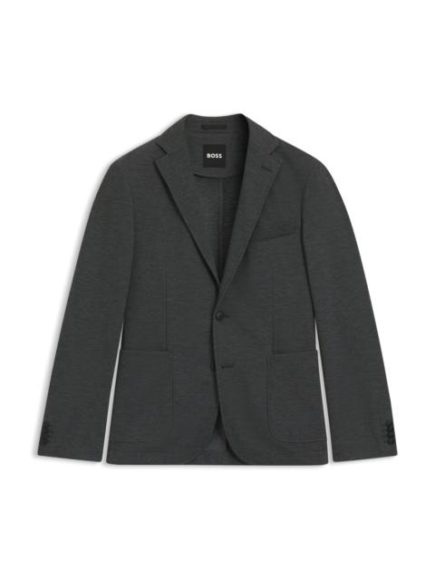 SLIM-FIT JACKET IN PERFORMANCE-STRETCH FABRIC