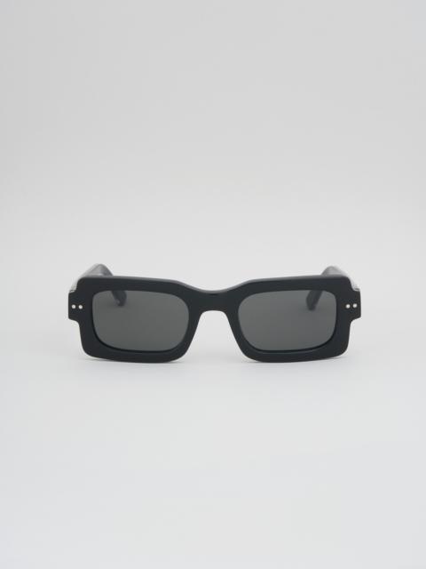 BLACK ACETATE LAKE VOSTOK SUNGLASSES