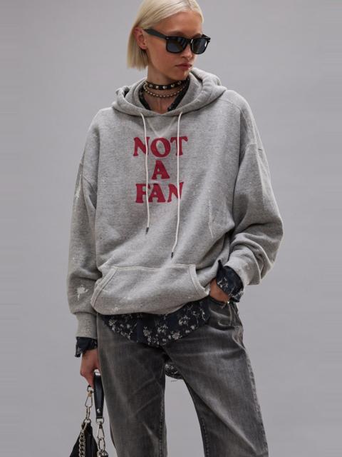 NOT A FAN OVERSIZED HOODIE