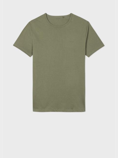 Khaki Signature Logo Lounge T-Shirt