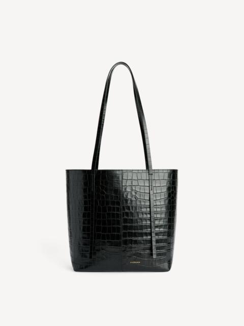 Abilso Croco leather tote