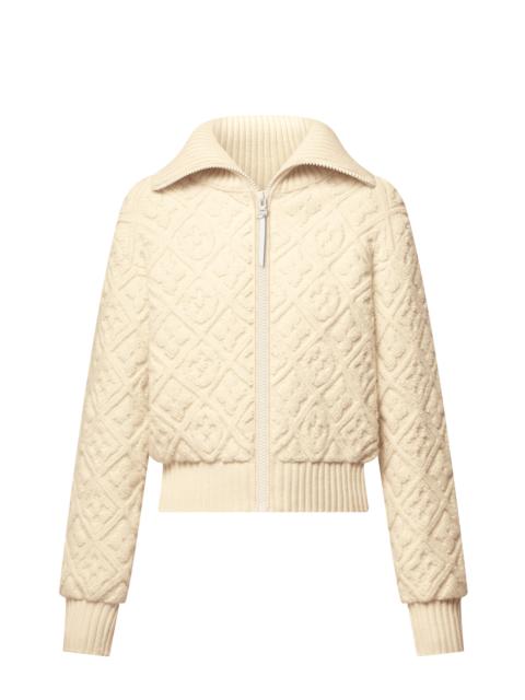 Shearling-Effect Monogram Jacket