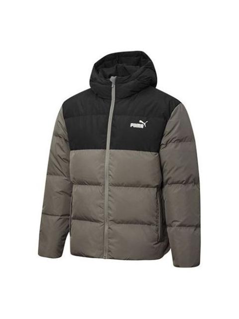 PUMA Puffer Down Jacket 'Olive Green Black' 530695-42