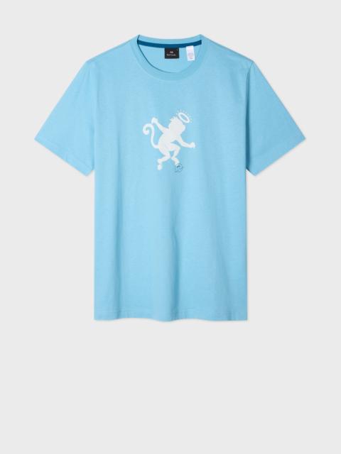 Light Blue 'Angel Monkey' Print T-Shirt