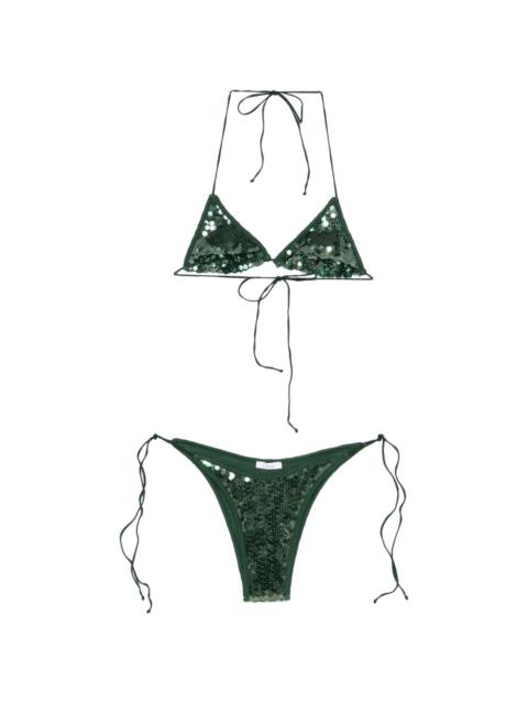 Marylin sequinned bikini