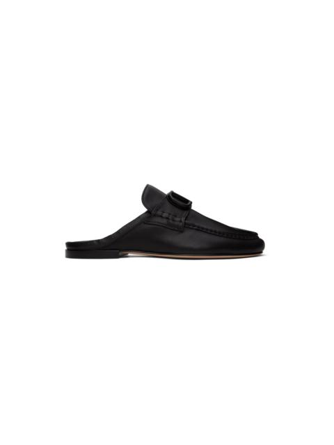 Black VLogo Signature Slippers
