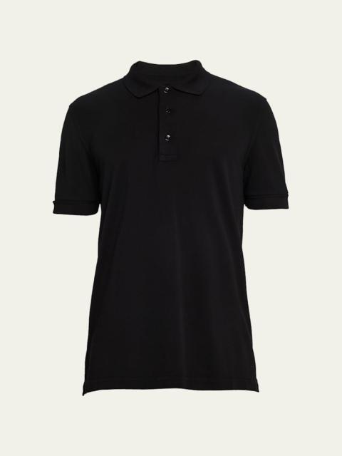 Men's Lyocell Pique Polo Shirt