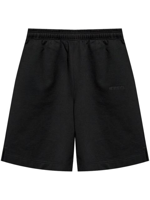 logo-embroidered track shorts