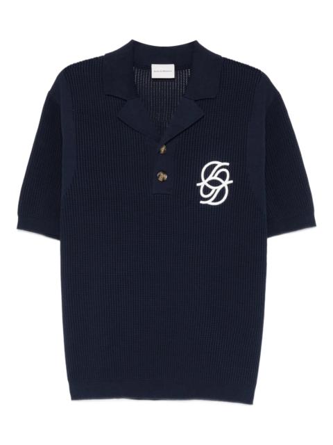 Drole De Monsieur Polo Maille Monogramme Polo Shirt