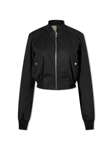 Rick Owens Cropped Flight Bomber Jacket