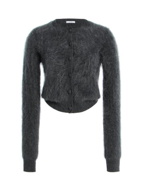 Cruz Brushed-Cashmere Cardigan grey