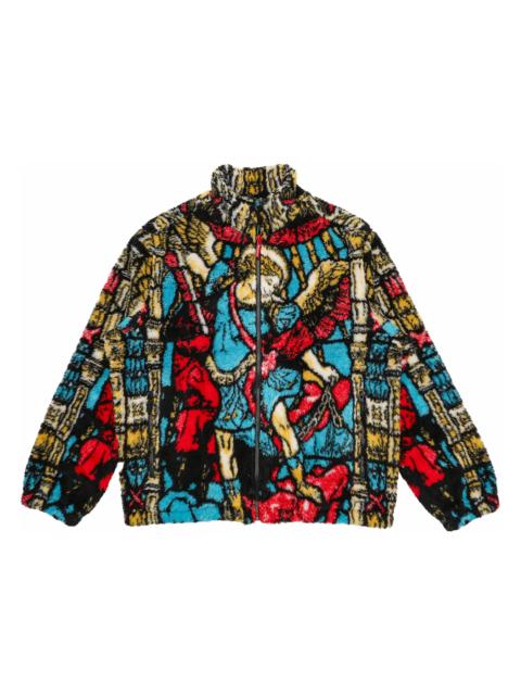 Supreme Saint Michael Fleece Jacket White