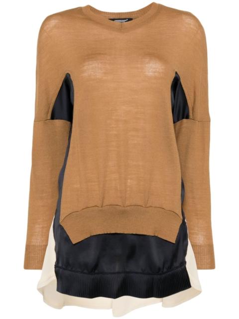 panelled jumper
