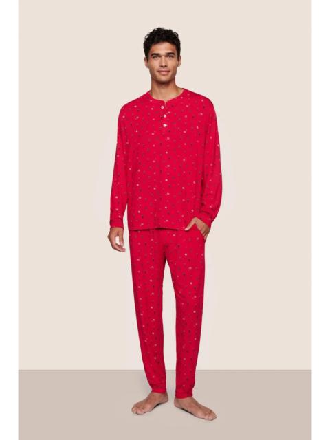 Henry Printed TENCEL™ Modal Long PJ Set