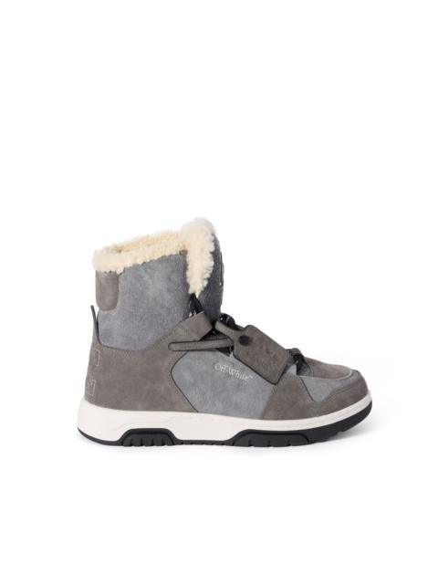 Shearling Trim Winter Boots
