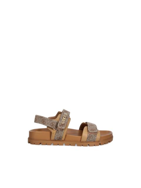 Floriz2 monogram-strap sandals