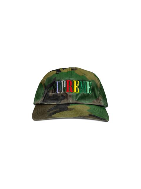 Supreme Multi Color Logo 6-Panel 'Woodland Camo'