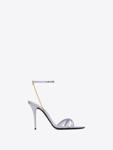 melody sandals in crepe satin