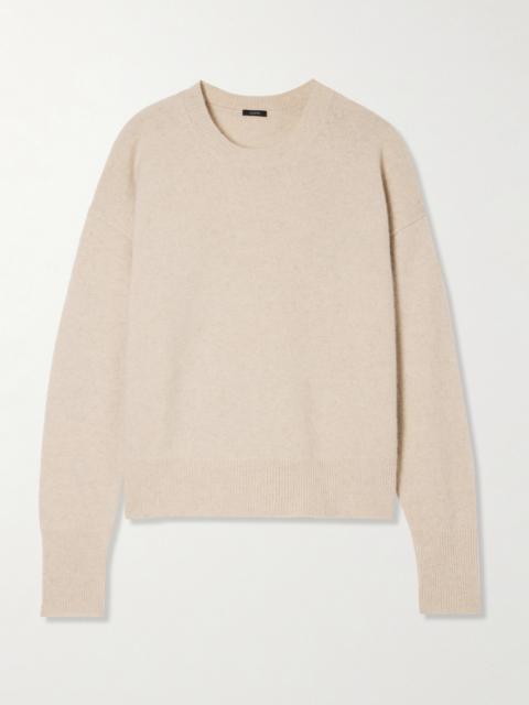 Brushed Cashmere-blend Sweater