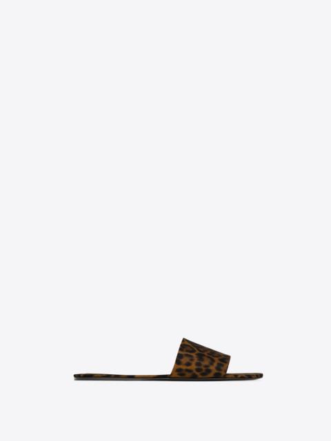 carlyle slides in leopard grosgrain