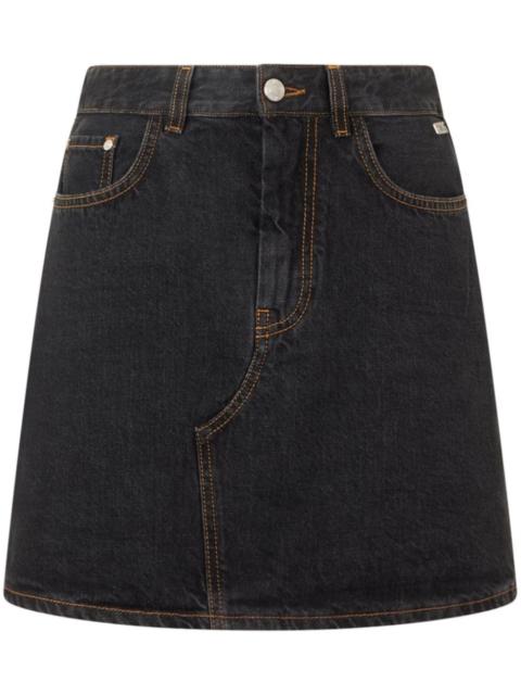 Chocker denim skirt