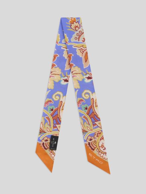 SILK PAISLEYINA WITH PRINT