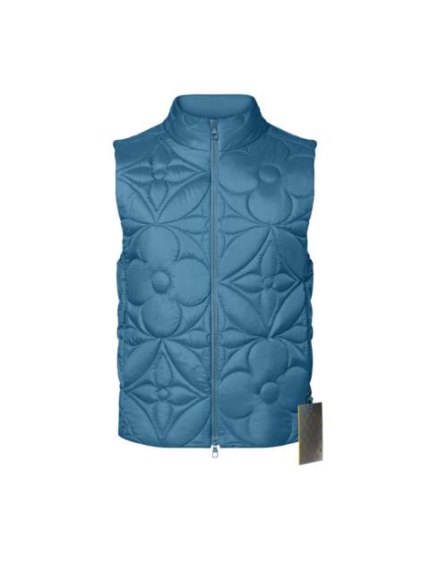 LVSE Padded Monogram Flower Gilet