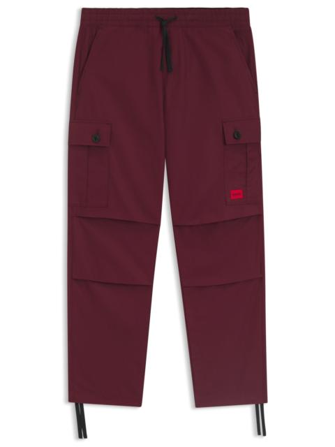 REGULAR-FIT CARGO TROUSERS IN RIPSTOP COTTON