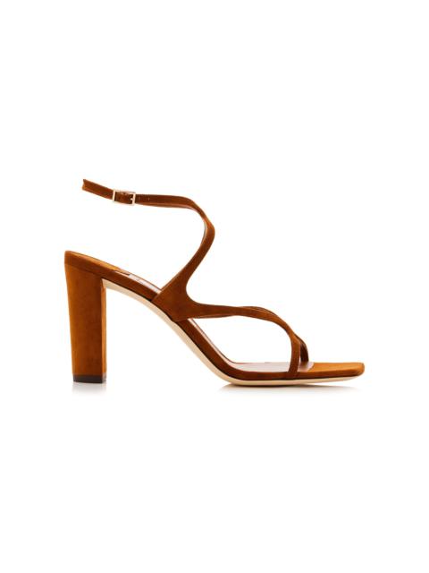 Azie Suede Sandals tan