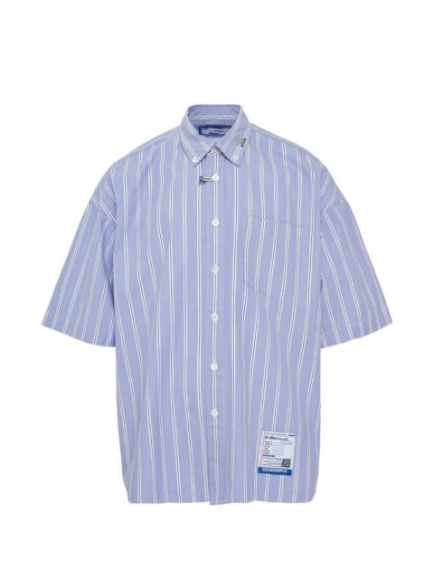 stripe short sleeve shirt