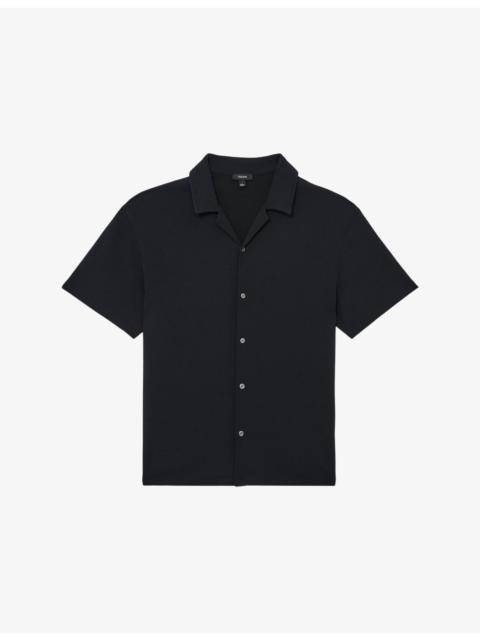 Cedric Textured Stretch-Woven Shirt