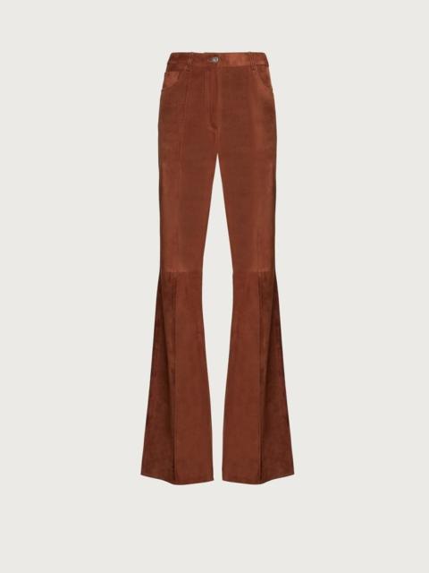 SUEDE FIVE POCKET TROUSER
