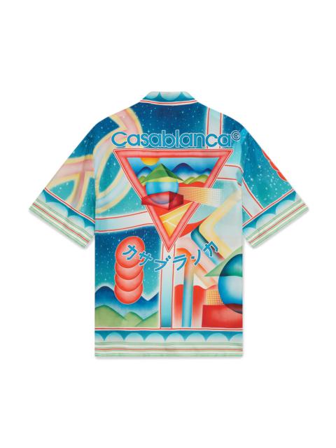 Galaxy Court Silk Short Sleeve Shirt