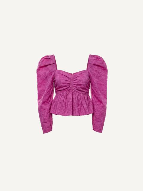 DULCE BLOUSE | FUSCHIA RED