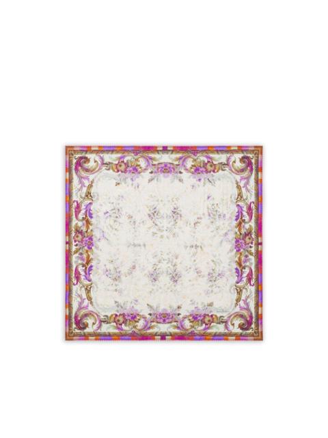 floral-pattern scarf