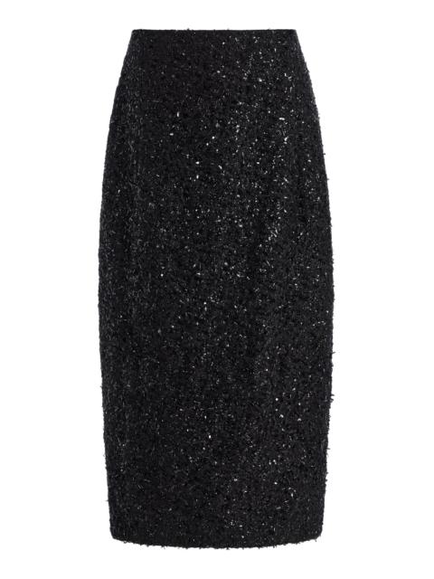 Juno Wool-Blend Skirt black