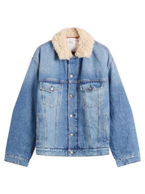 Acne Studios Vintage Blue Padded Robert Denim Jacket
