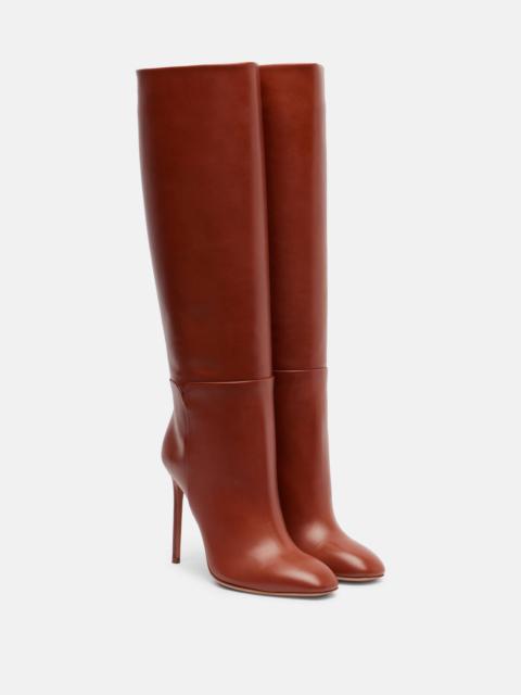 Sellier 105 leather knee-high boots