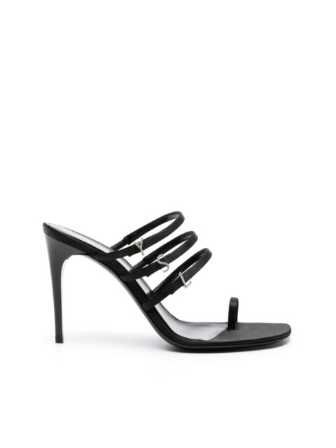 Jerry 95mm satin mules