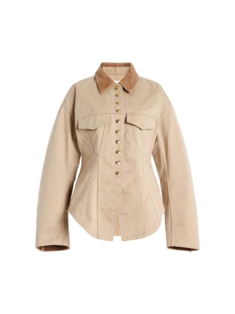 The Lennox Cotton Jacket khaki