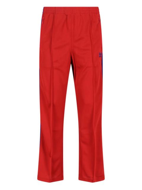 logo-detail side-stripe track pants