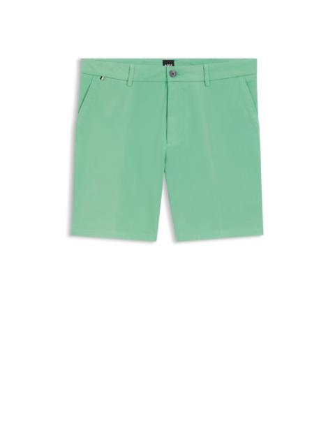 MODERN-FIT SHORTS IN STRETCH-COTTON TWILL