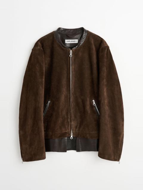 Drift Jacket Wenge Brown Wet Suede